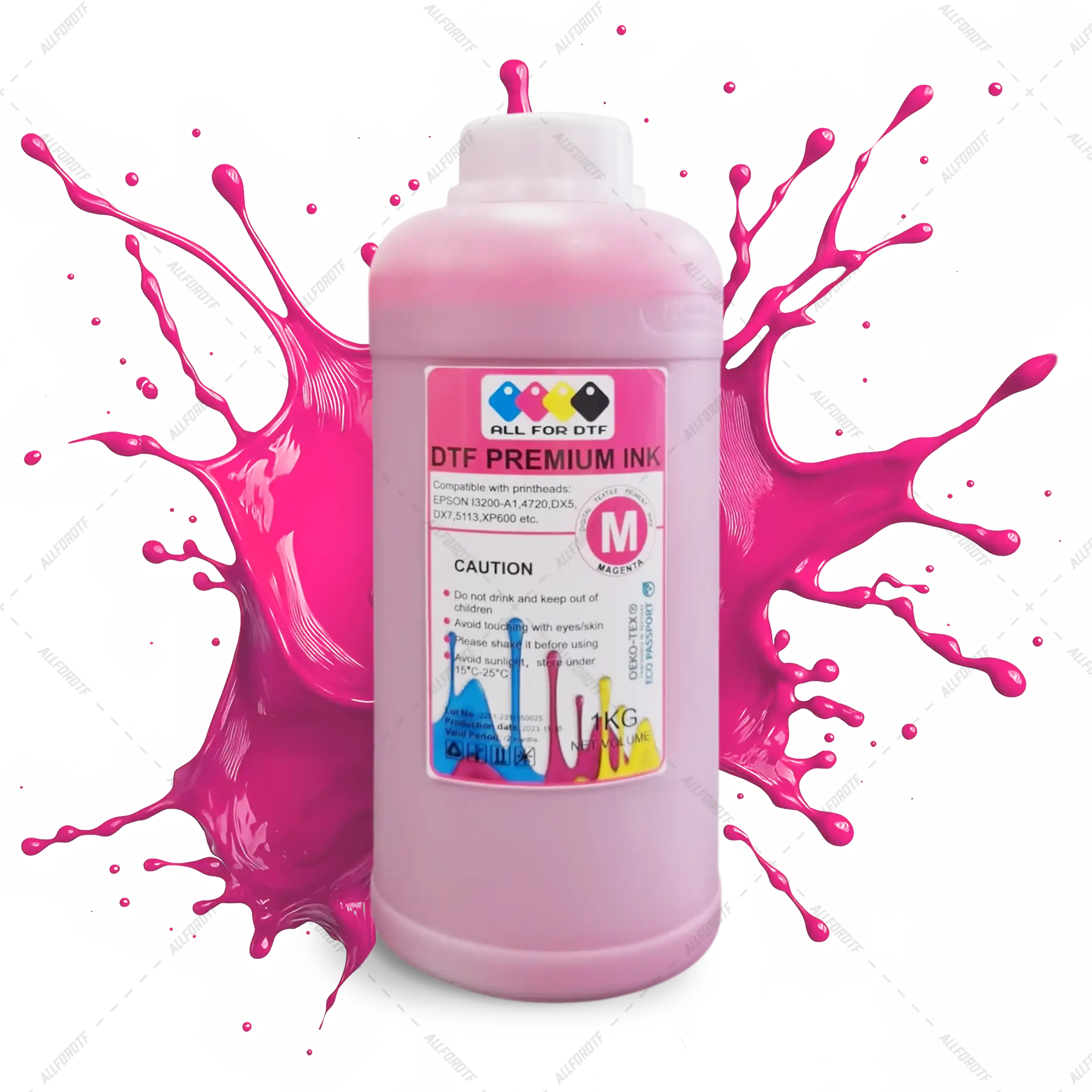 Atrament do druku DTF - magenta - 1L